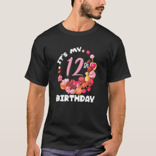 Its My 12th Birthday Candy Candyland Birthday 12 Y T-Shirt
