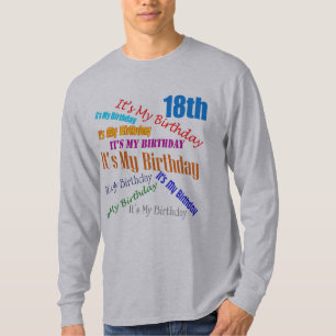 It's My 18th Birthday Gifts T-Shirt