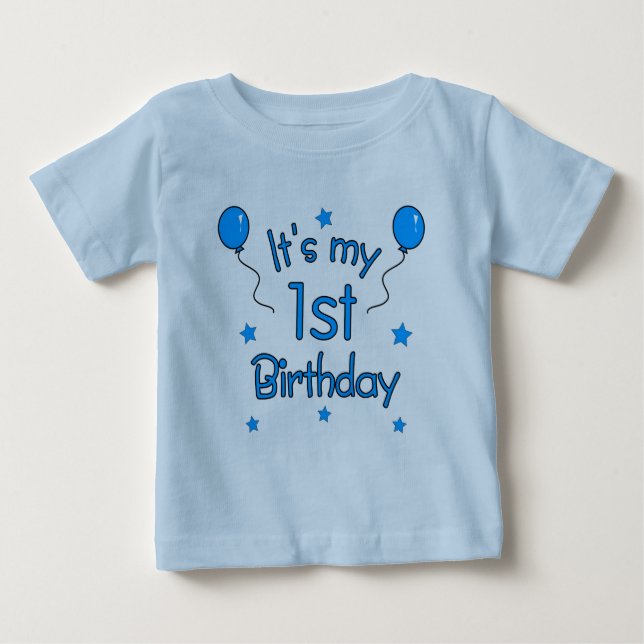 It's My 1st Birthday Baby T-Shirt (Front)
