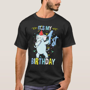 Its My 1st Birthday Dabbing Elephant T-Shirt