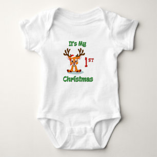 It's My 1st Christmas Newborn Outfit Baby Bodysuit