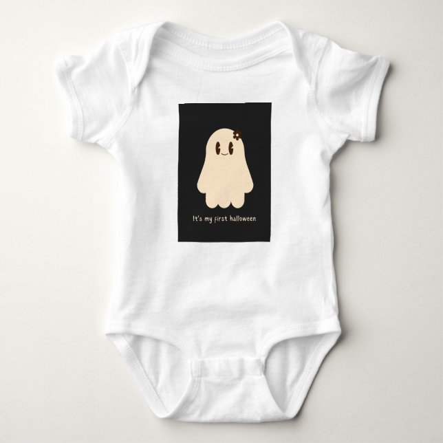 Its my 1st Halloween 2024 Baby One Piece! Baby Bodysuit (Front)