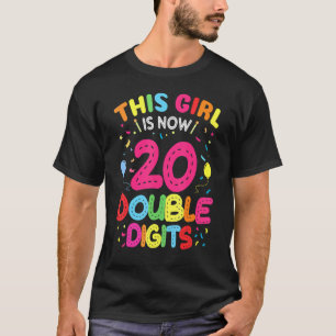 It's My 20th Birthday 2002 This Girl Is Now 20 Yea T-Shirt