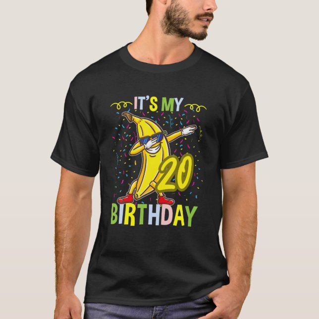 Its My 20Th Birthday Banana For Banana Lover T-Shirt (Front)