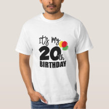 It's My 20th Birthday, Gift Happy 20th Birthday 