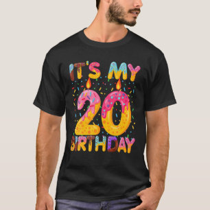 It's My 20th Birthday Sweet Doughnut 20 Years Old T-Shirt