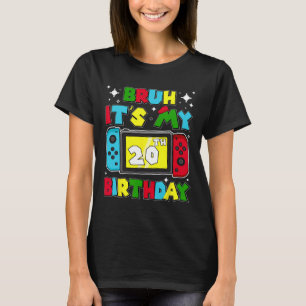 It's My 20th Birthday Video Game 20 Years Old Birt T-Shirt