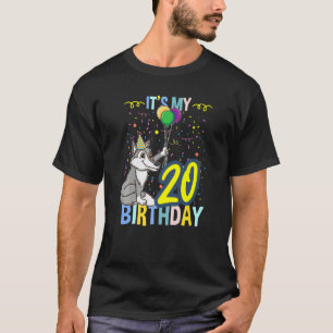 Its My 20th Birthday Wolf T-Shirt