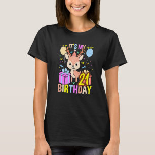Its My 21st Birthday Deer T-Shirt