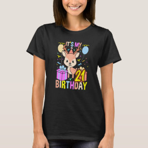 Its My 21st Birthday Deer T-Shirt
