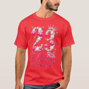It's My 23rd Birthday Queen 23 Years Old Shoes Cro T-Shirt