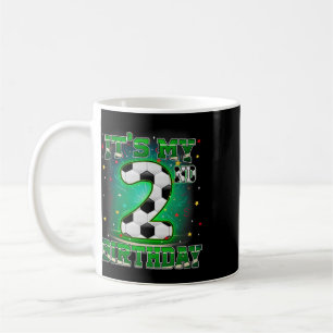 Its My 2nd Birthday Boys Soccer 2 Years Old Party  Coffee Mug