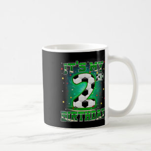 Its My 2nd Birthday Boys Soccer 2 Years Old Party Coffee Mug