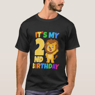 It's My 2nd Birthday Lion Safari Jungle Theme Part T-Shirt