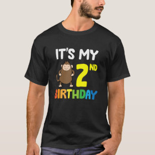 It's My 2nd Birthday Monkey T-Shirt