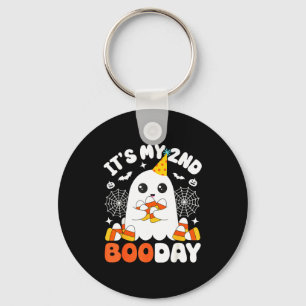 Its My 2nd Boo Day, Funny Halloween Ghost 2nd Birt Key Ring