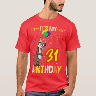 Its My 31st Birthday Sea Otter T-Shirt