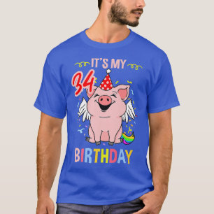 Its My 34th Birthday Pig Premium T-Shirt