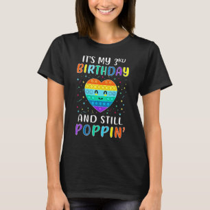 It's My 3rd Birthday And Still Poppin' Heart Boy G T-Shirt