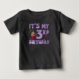 It's My 3rd Birthday Baby T-Shirt
