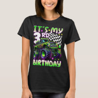 It's my 3rd birthday boy monster truck 3 year old