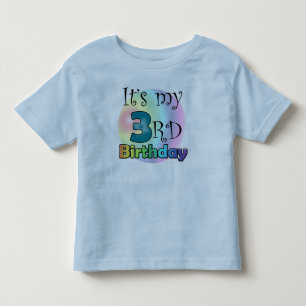 It's my 3rd Birthday (boy) Toddler T-Shirt