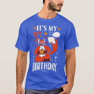Its My 3rd Birthday Fox And Tacos Gifts T-Shirt