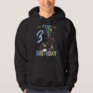 Its My 3rd Birthday Orca Sea Animal Hoodie