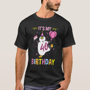 Its My 40Th Birthday Penguin T-Shirt