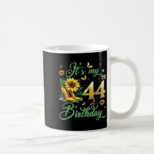 Its My 44th Birthday Pink 44 Years Old Birthday Coffee Mug