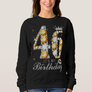 It's My 46th Birthday Queen 46 Years Old Shoes Cro Sweatshirt