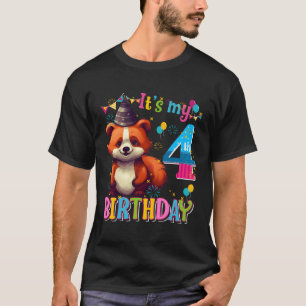 Its My 4Th 4 Red Panda T-Shirt