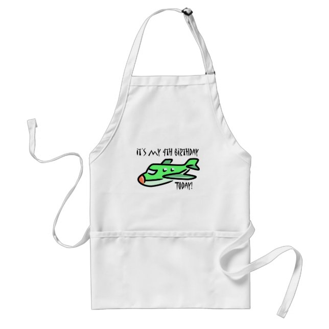 It's My 4th Birthday Today Standard Apron (Front)