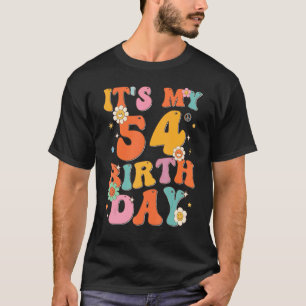 It's My 54th Birthday 54 Years Old Vintage Groov T-Shirt