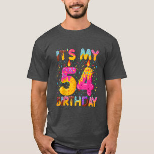 It's My 54th Birthday Sweet Doughnut 54 Years Old  T-Shirt
