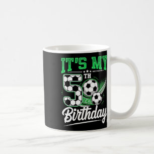 It's My 5th Birthday Boy Soccer Ll 5 Year Old Numb Coffee Mug