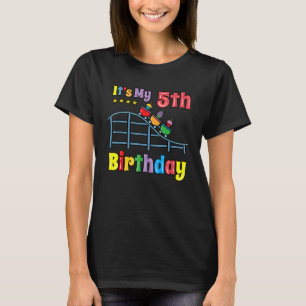 Its My 5th Birthday Roller Coaster T-Shirt