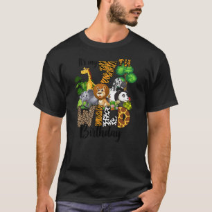 It's My 7th Birthday Zoo Theme Birthday Safari Jun T-Shirt