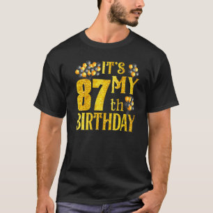 Its My 87th Birthday Happy 1935 Birthday Tee For M