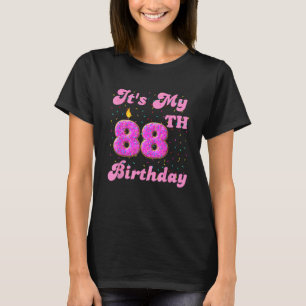It's My 88th Birthday Doughnut 88 Years Old Bday T-Shirt