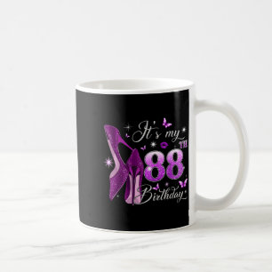 Its My 88th Birthday Pink 88 Years Old Birthday Coffee Mug