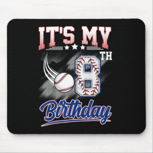 It's My 8th Birthday Bysebyll 8 Years Old Birthday Mouse Pad