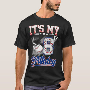 It's My 8th Birthday Bysebyll 8 Years Old Birthday T-Shirt
