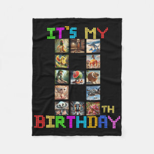 Its My 8th Birthday Funny Italian Brainrot Meme Bo Fleece Blanket