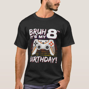 It's My 8th Birthday Video Game 8th Birthday Gamin T-Shirt