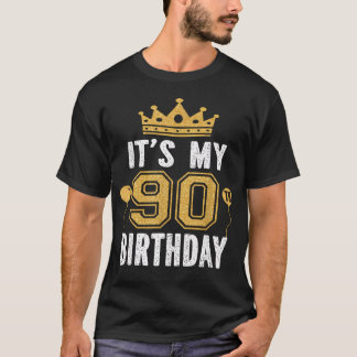 It's My 90Th Birthday For 90 Years Old Man And T-Shirt