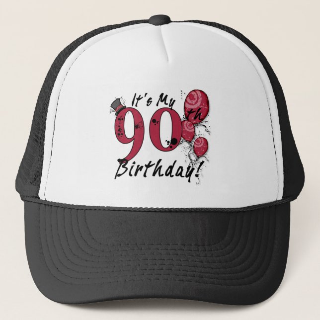 It's my 90th birthday grunge hat (Front)