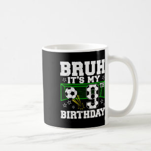 It's My 9th Birthday Boy Soccer 9 Years Old  Coffee Mug