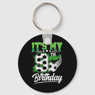 It's My 9th Birthday Boy Soccer Ll 9 Year Old Birt Key Ring