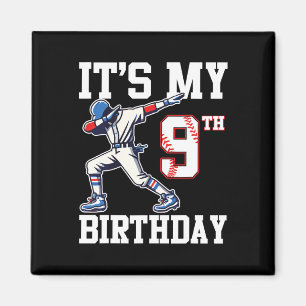 It's My 9th Birthday Bysebyll 9 Years Old Birthday Magnet